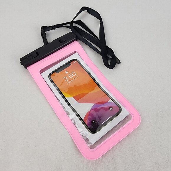 Pink Waterproof cell phone case - Picture 1 of 9